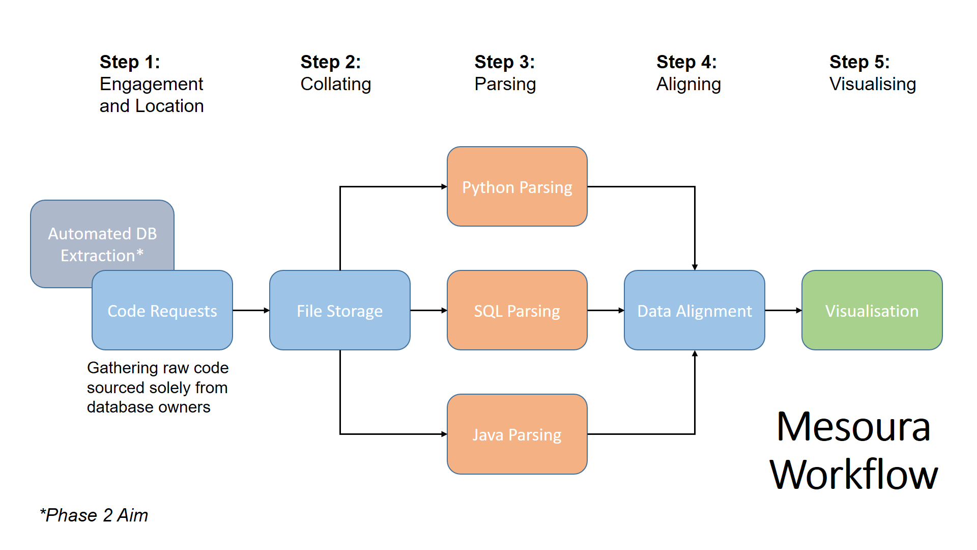 Mesoura Workflow with automated parsing